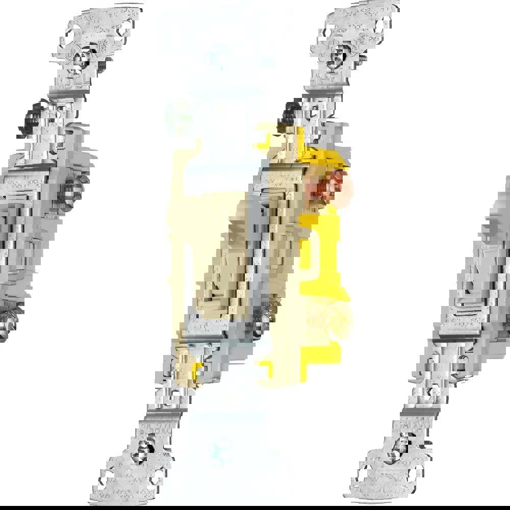 Wall & Dimmer Light Switches; Switch Type: Three Way ; Switch Operation: Toggle ; Color: Ivory ; Grade: Residential ; Wiring Method: Push & Side ; Amperage: 15.0000